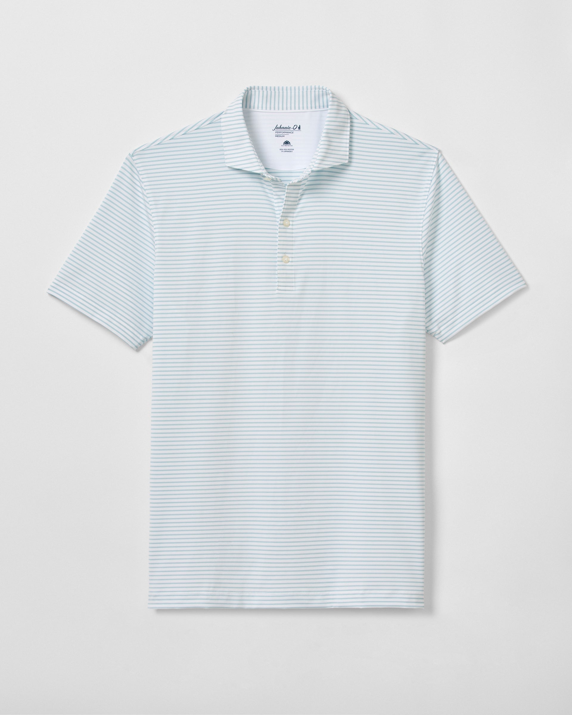 Johnnie-O Performance Jersey Polo - Michael Stripe, Tropical