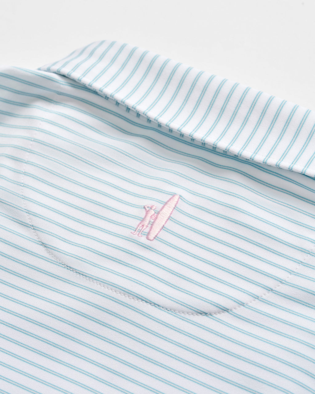 Johnnie-O Performance Jersey Polo - Michael Stripe, Tropical