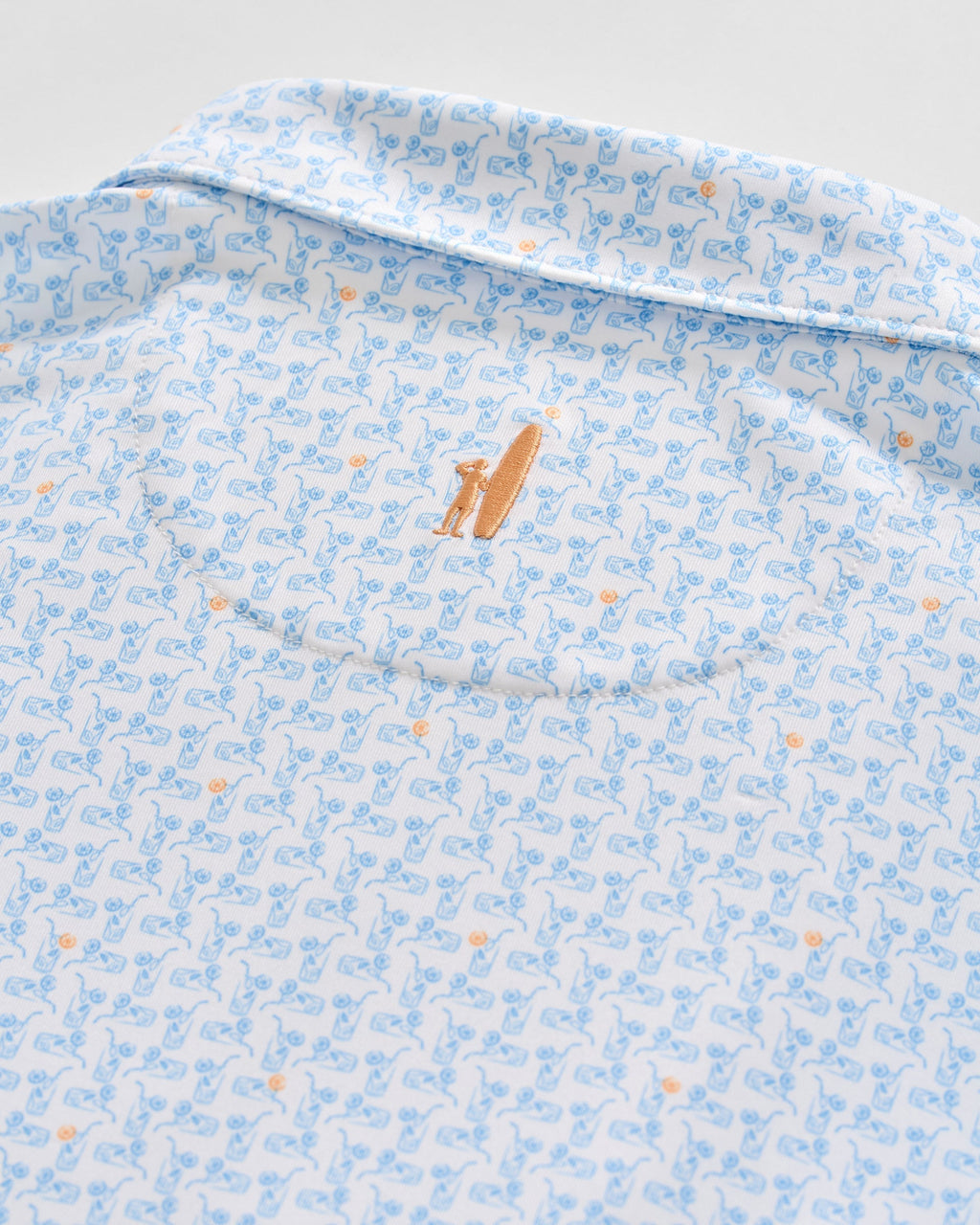 Johnnie-O Performance Jersey Polo - Minty, Maliblu