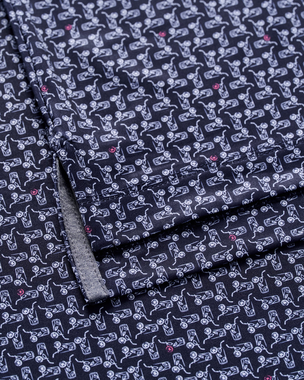Johnnie-O Performance Jersey Polo - Minty, Navy