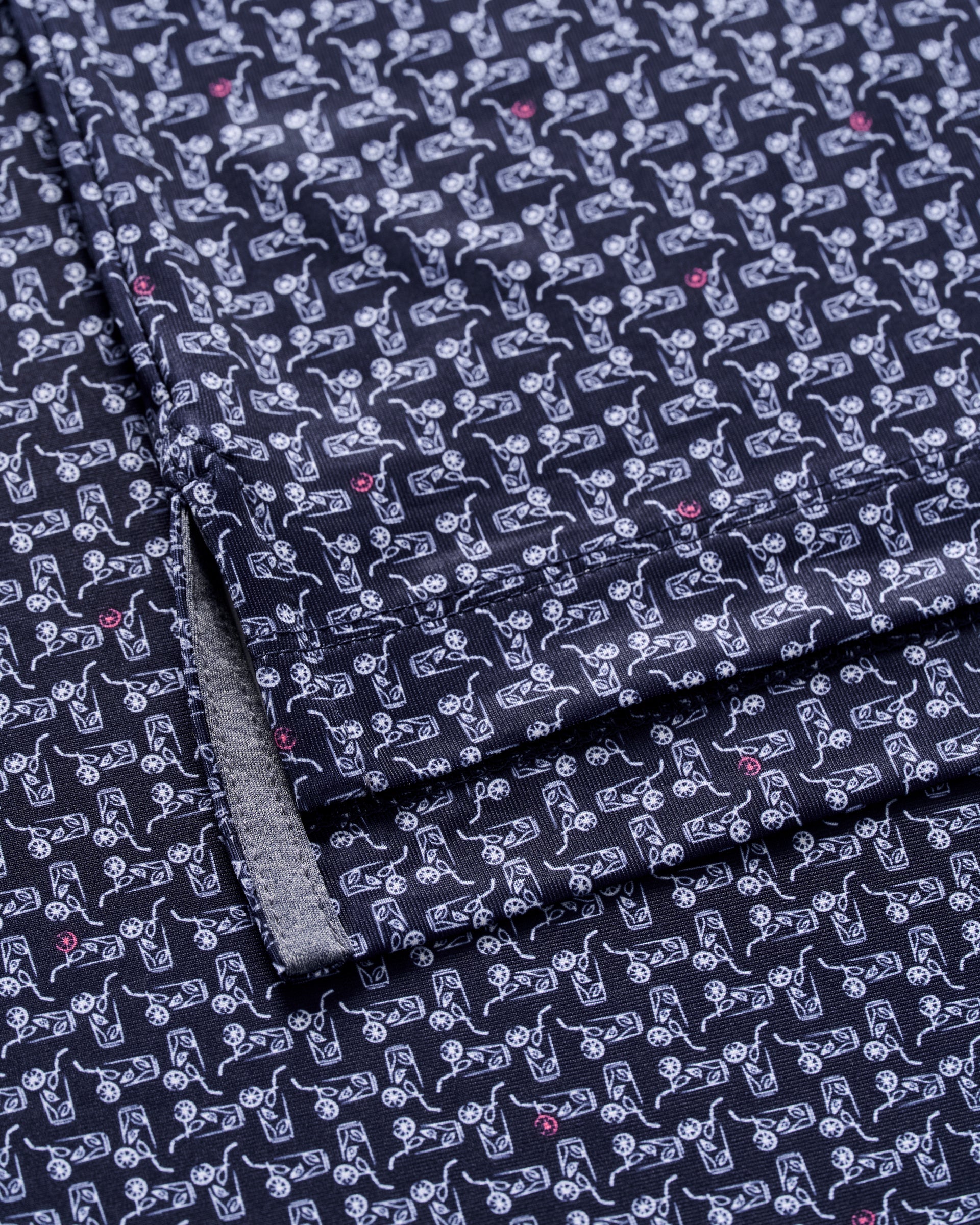 Johnnie-O Performance Jersey Polo - Minty, Navy