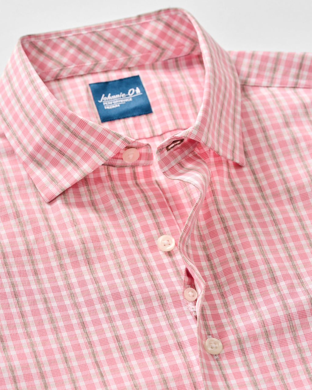 Johnnie-O Everyday Performance Button Down Shirt - Morse, Petal