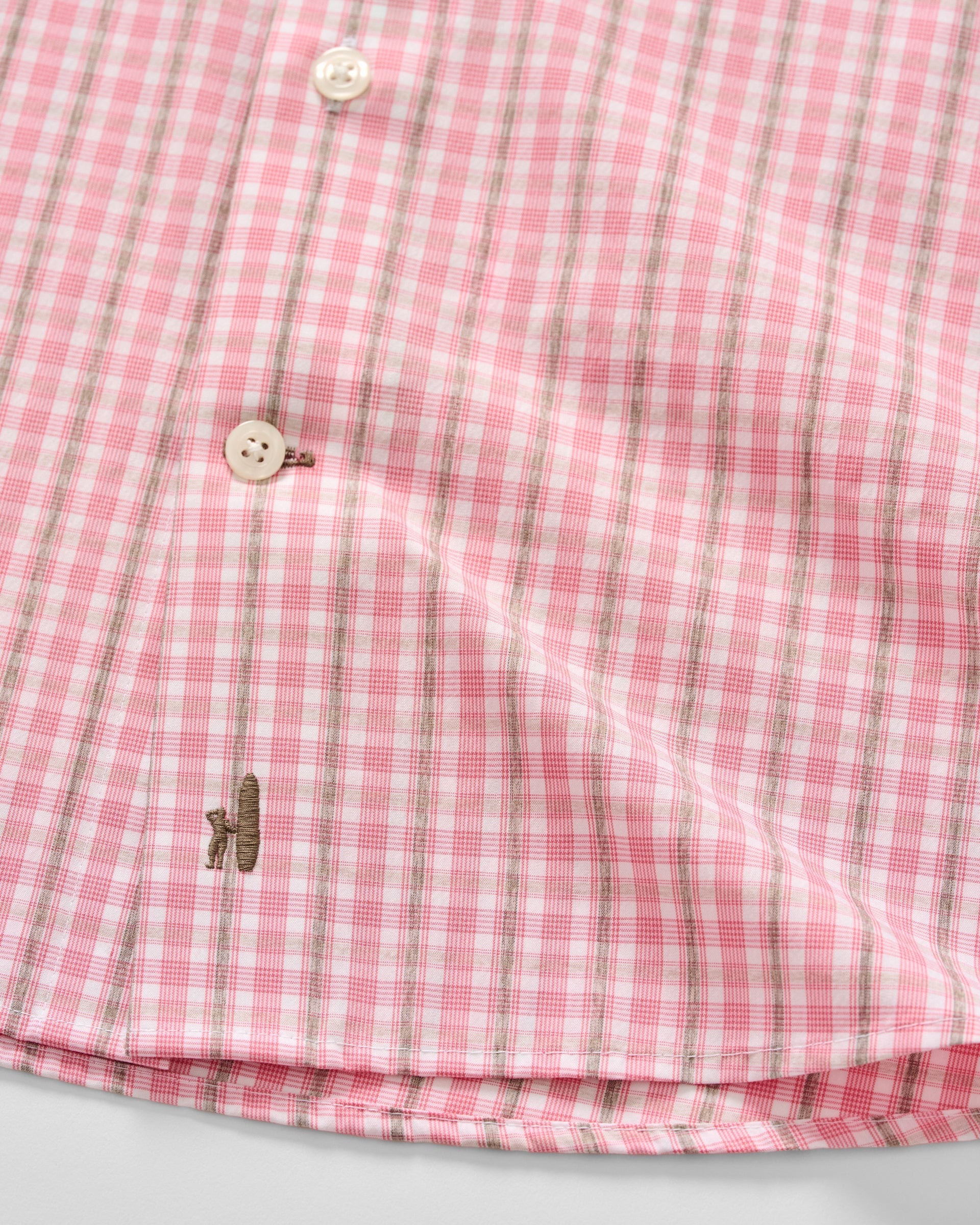 Johnnie-O Everyday Performance Button Down Shirt - Morse, Petal