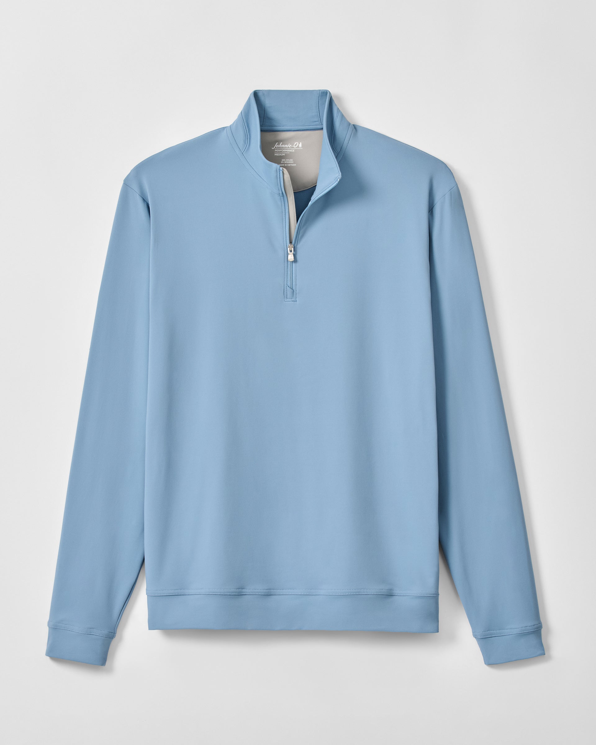 Johnnie-O Motion Performance 1/4 Zip, Carbon Fiber