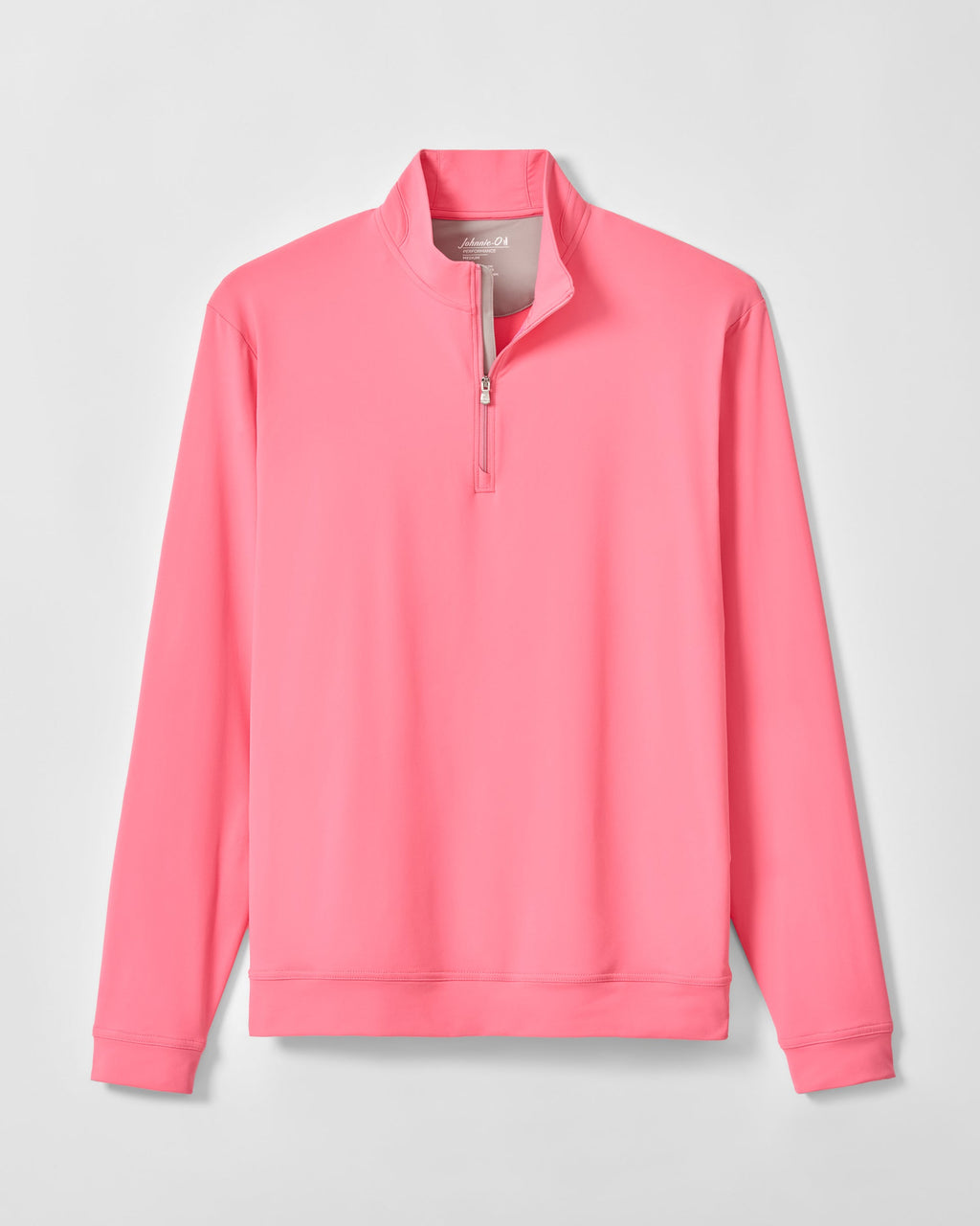 Johnnie-O Motion Performance 1/4 Zip, Pink Lemonade