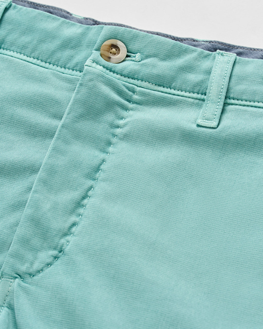Johnnie-O Nassau Cotton Blend Shorts - 7" Inseam, Green Grass