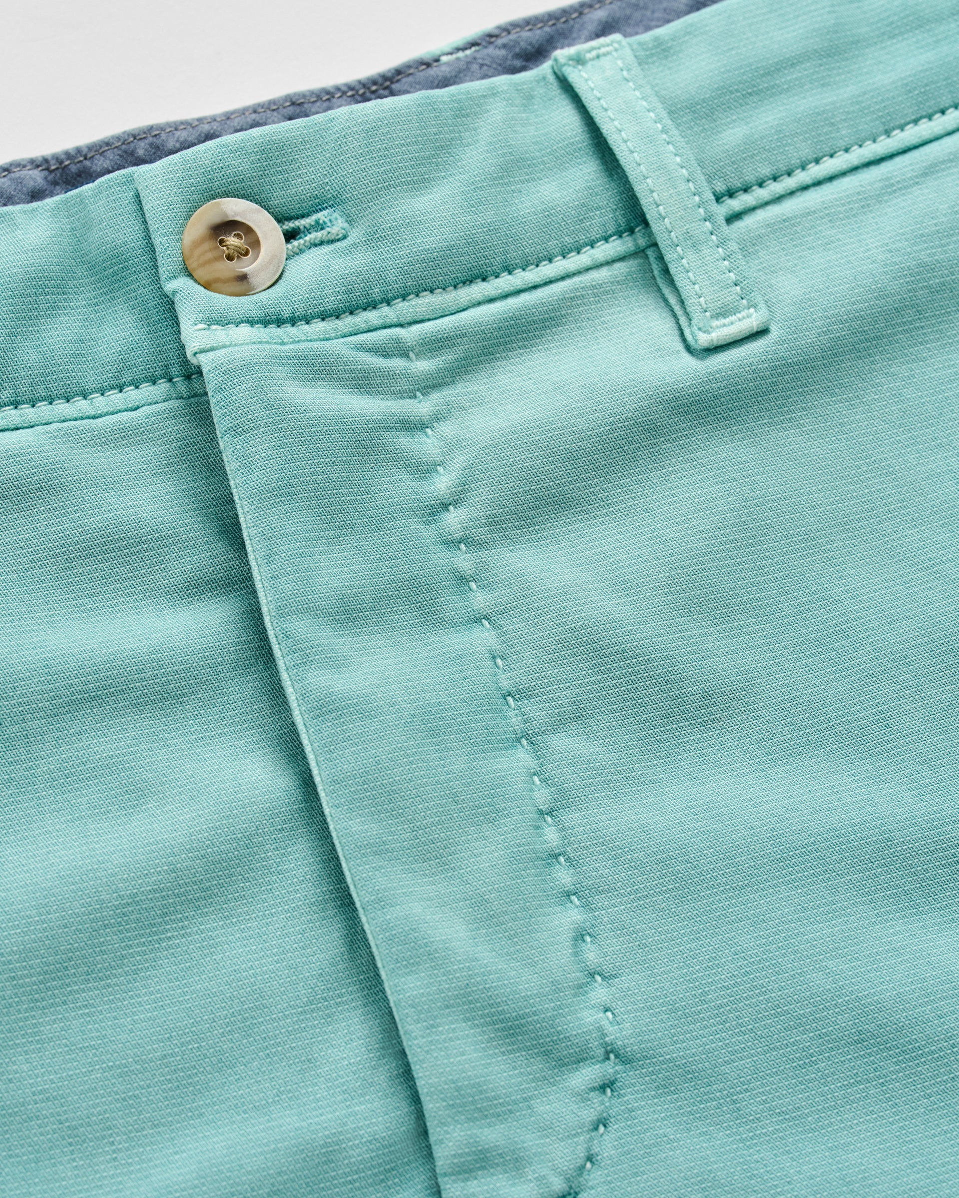 Johnnie-O Nassau Cotton Blend Shorts -  8' inseam, Green Grass