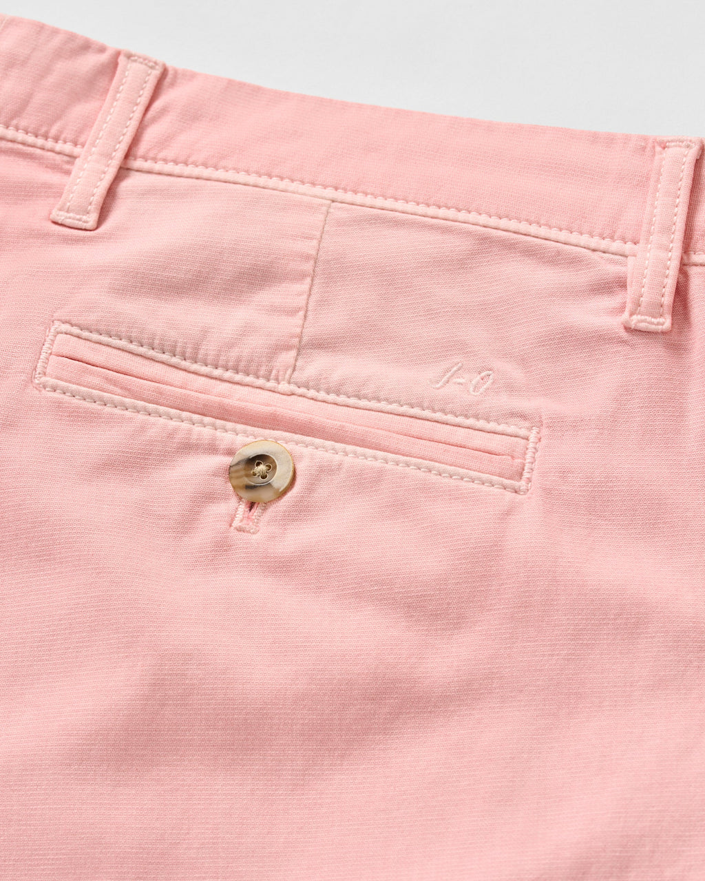 Johnnie-O Nassau Cotton Blend Shorts -  8' inseam, Salmon