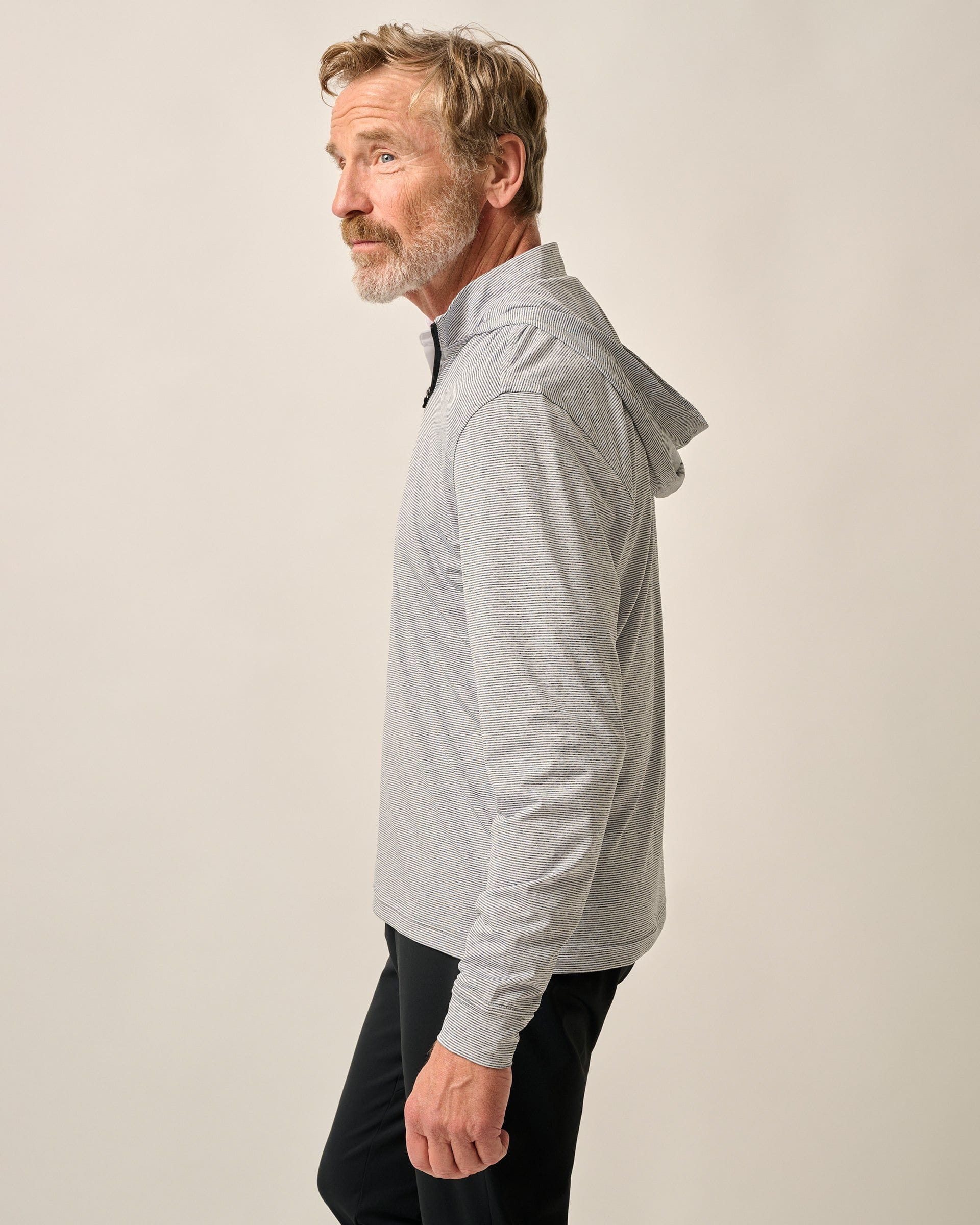 Johnnie-O Hybrid Performance 1/4 Zip Hoodie