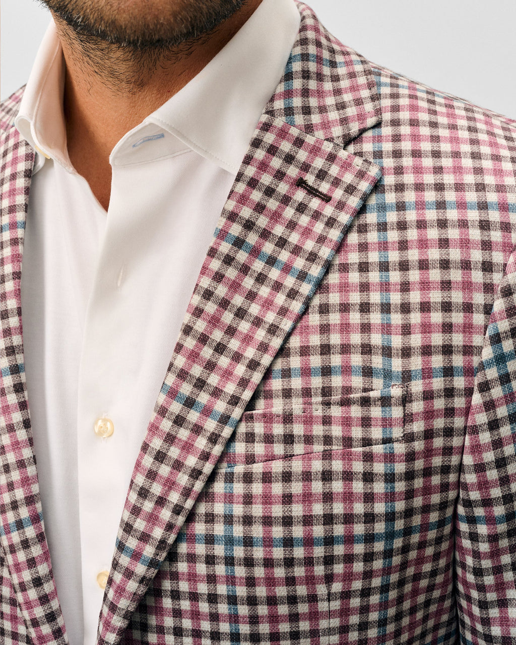 Johnnie-O Mitchiner Top Shelf Printed Knit Sport Coat, Hazelnut