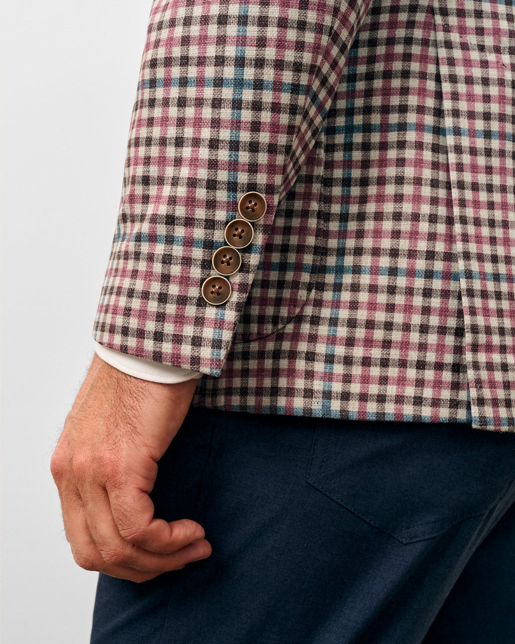 Johnnie-O Mitchiner Top Shelf Printed Knit Sport Coat, Hazelnut