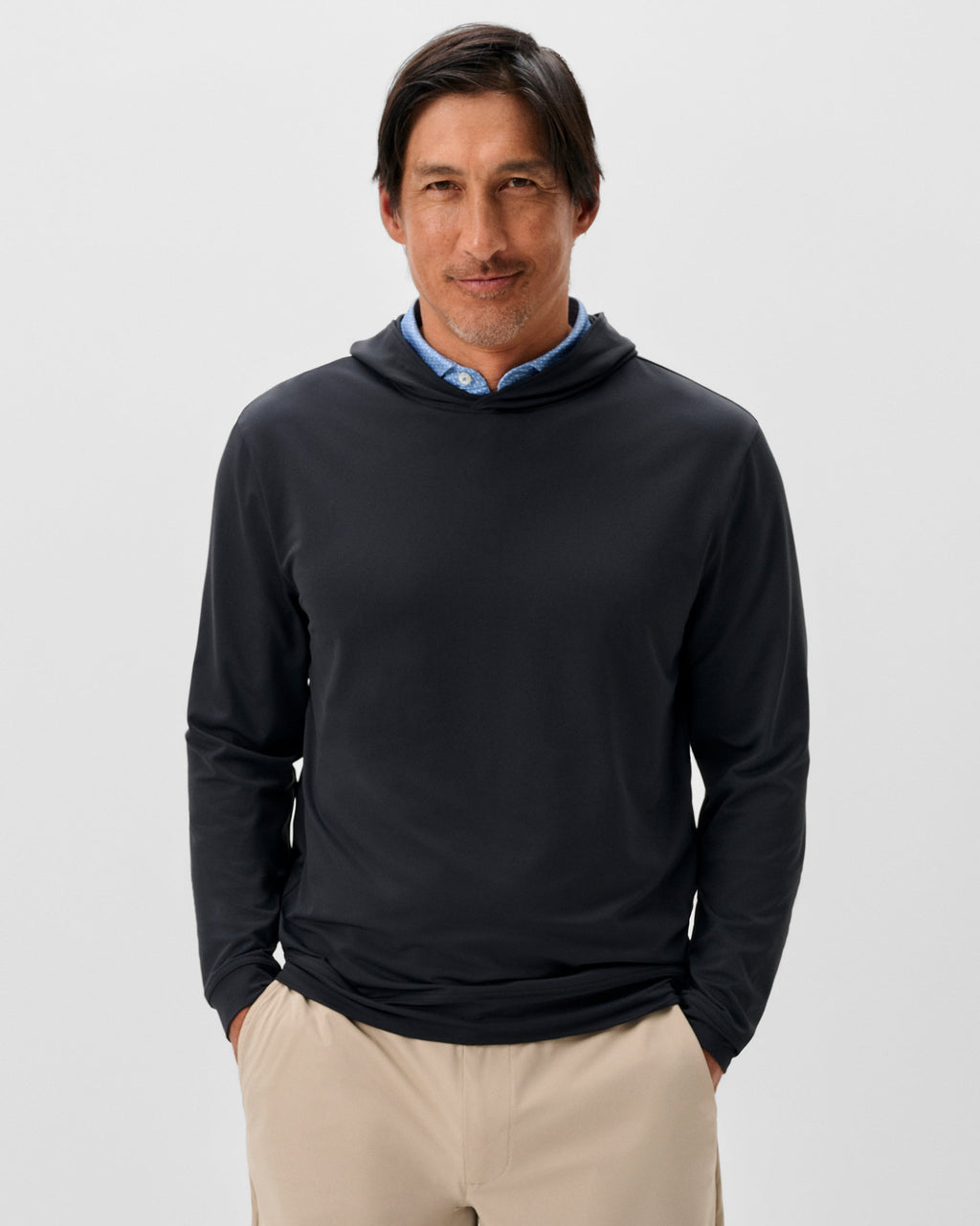 Johnnie-O Motion Performance Hoodie, Black