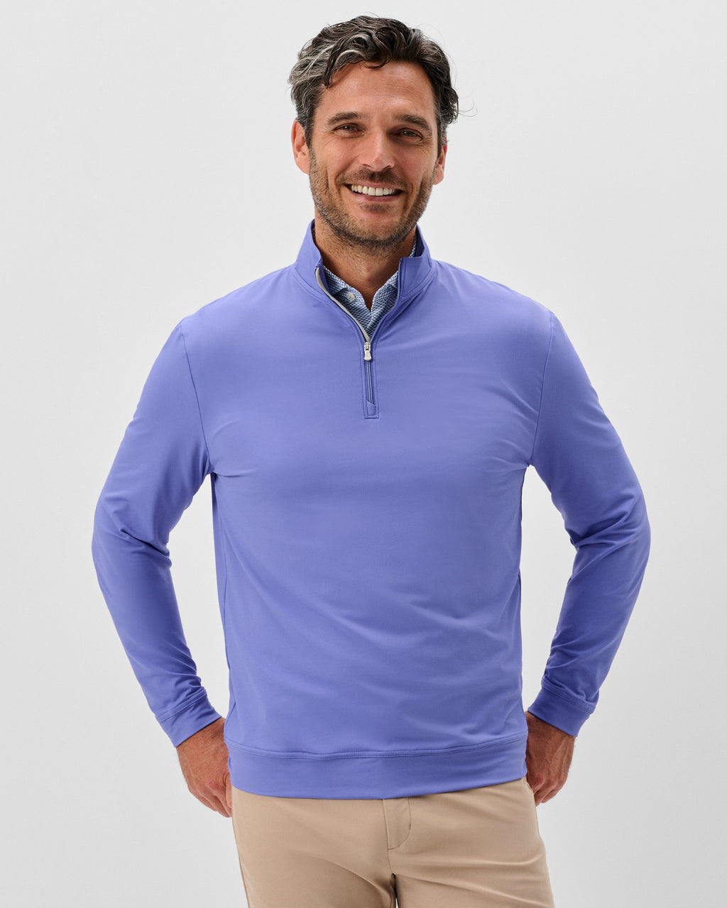 Johnnie-O Motion Performance 1/4 Zip, Acai