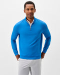 Johnnie-O Motion Performance 1/4 Zip, Palisades Blue
