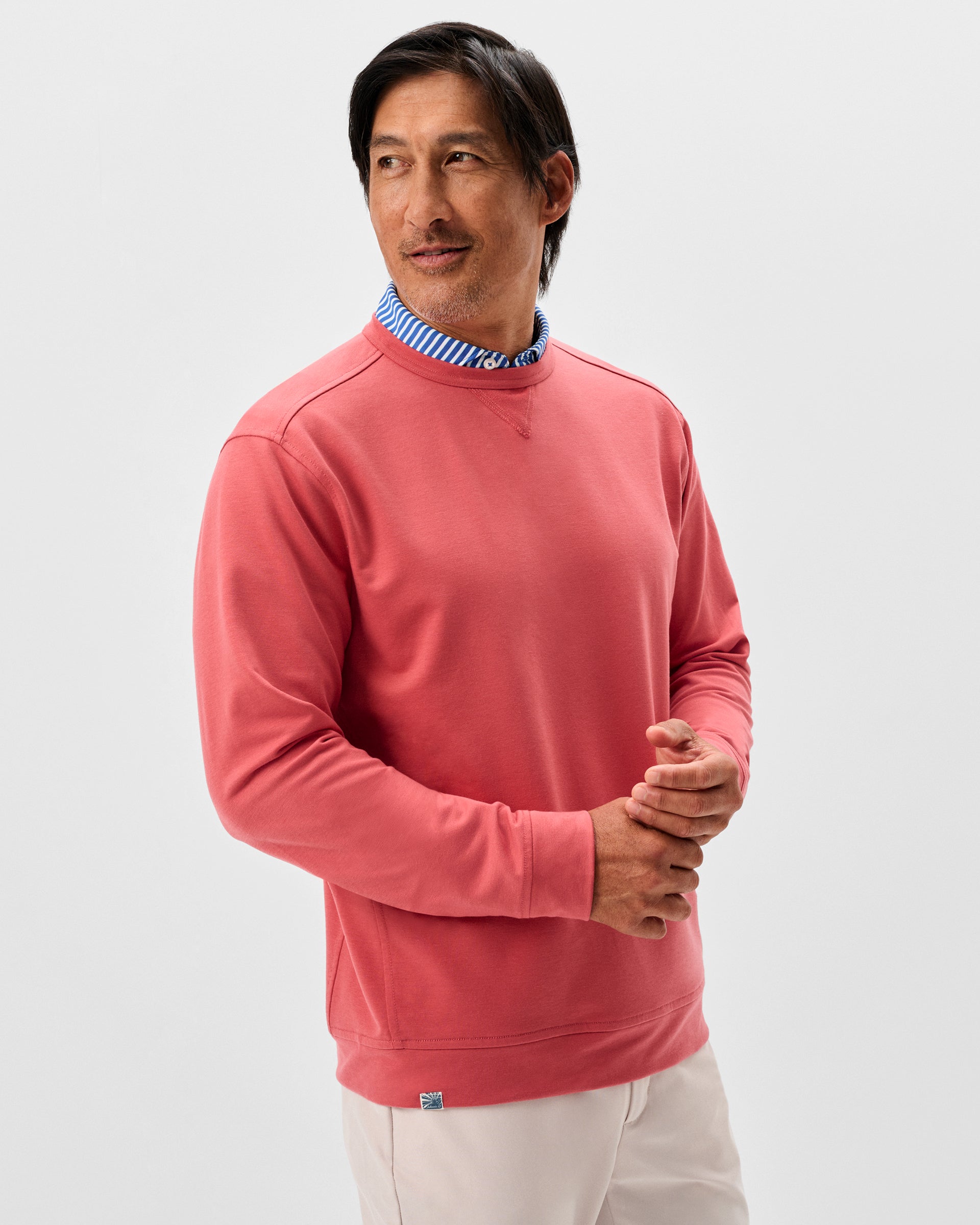 Johnnie-O Willard Drirelease® Crewneck Sweatshirt, Cherry Pie