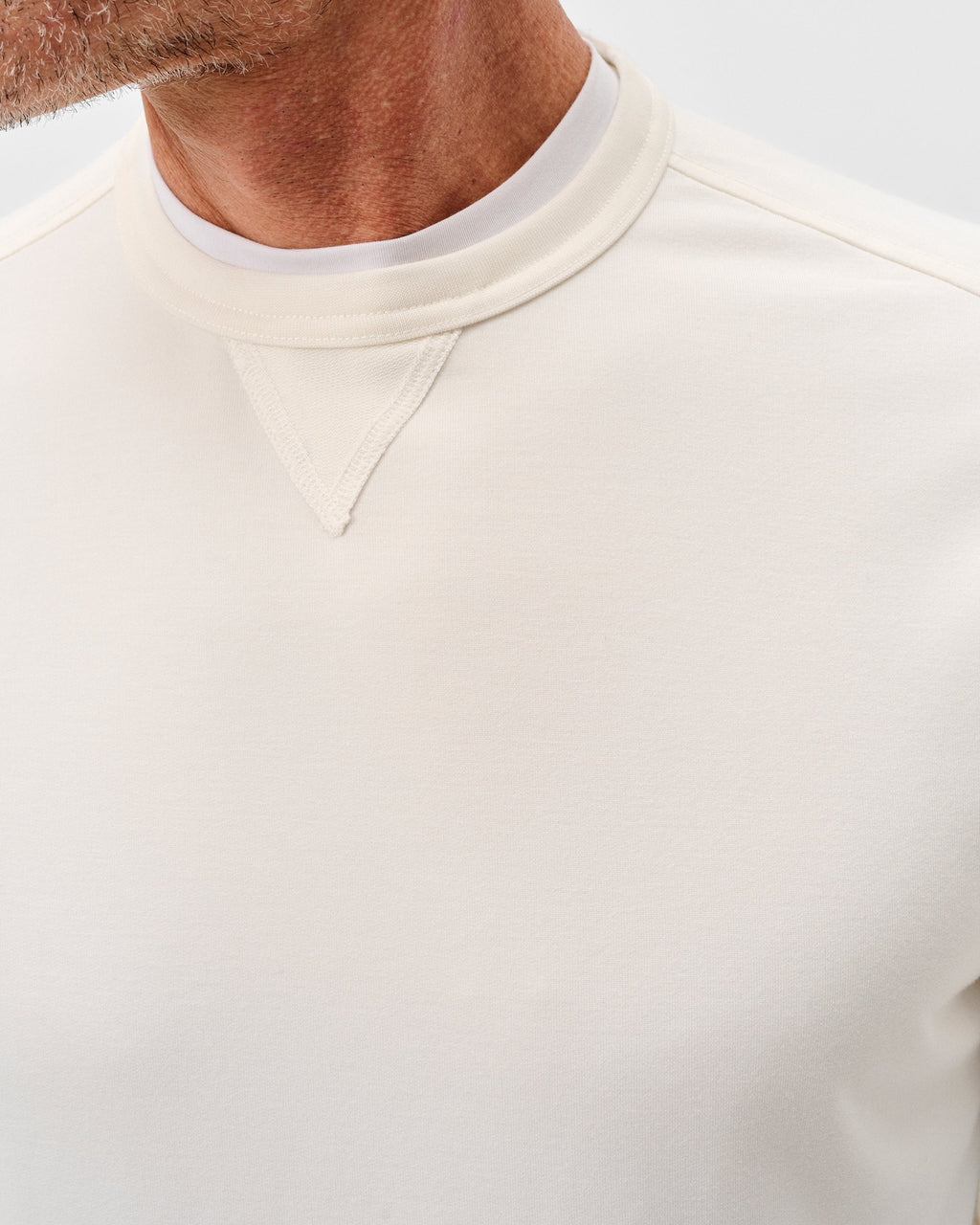 Johnnie-O Willard Drirelease® Crewneck Sweatshirt, Sand Dollar
