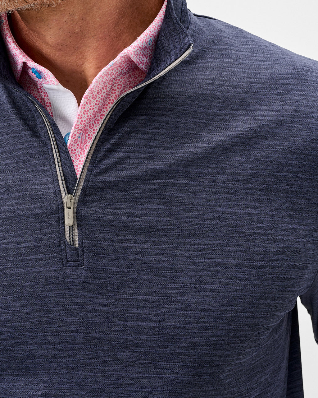 Johnnie-O Kanan Performance 1/4 Zip Pullover, Navy