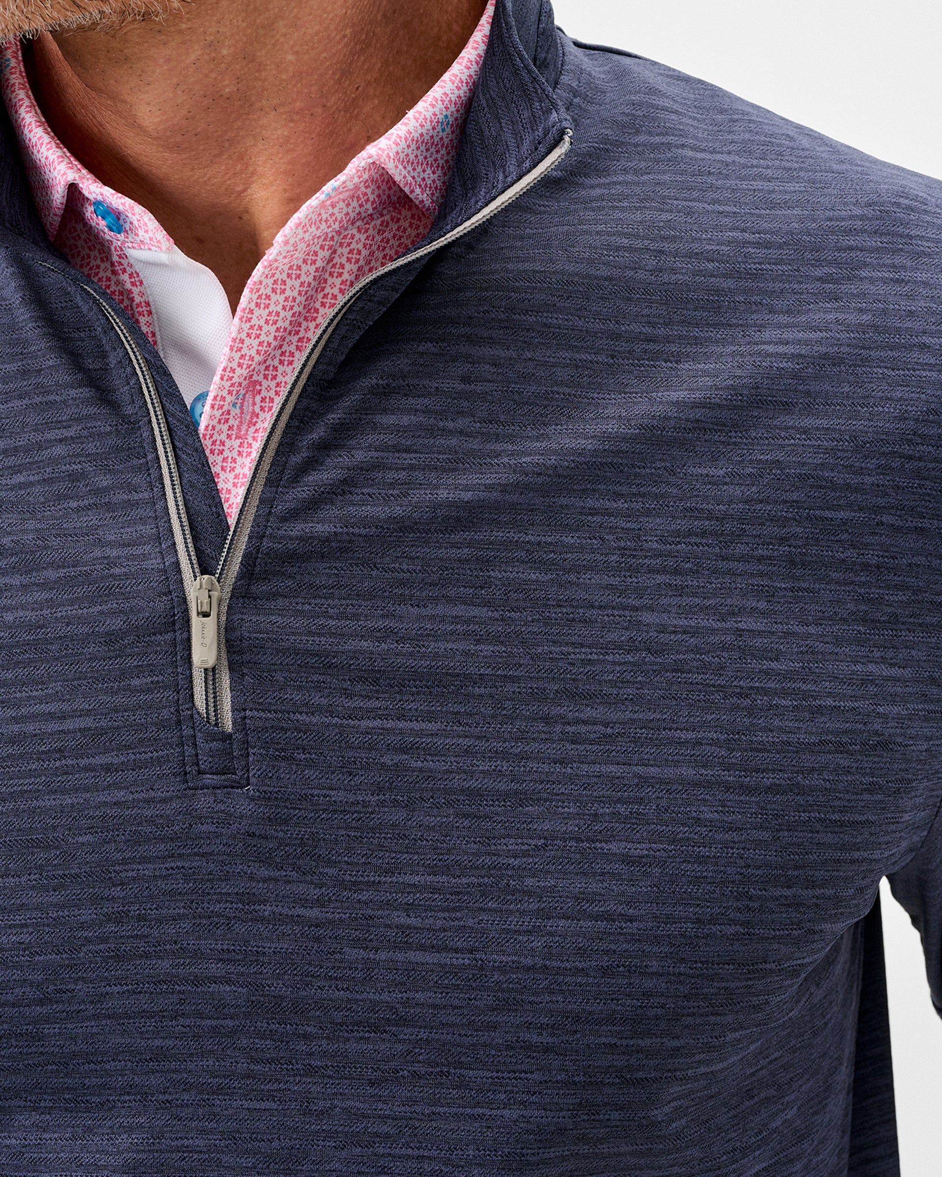 Johnnie-O Kanan Performance 1/4 Zip Pullover, Navy