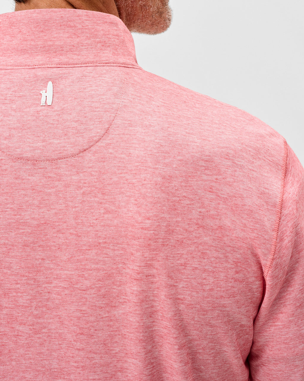 Johnnie-O Pircio Dri-Release Heathered 1/4 Zip Pullover, Serrano