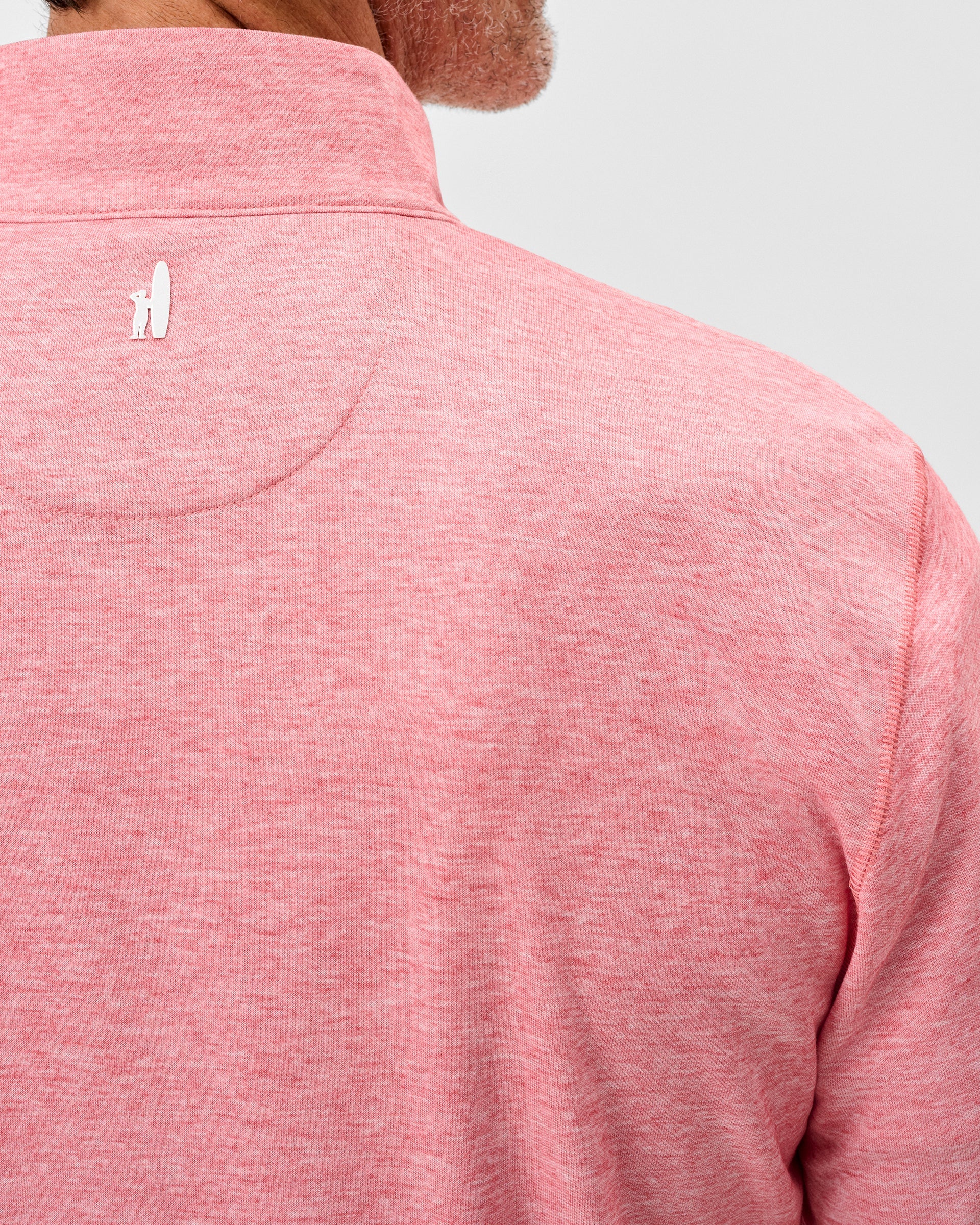 Johnnie-O Pircio Dri-Release Heathered 1/4 Zip Pullover, Serrano