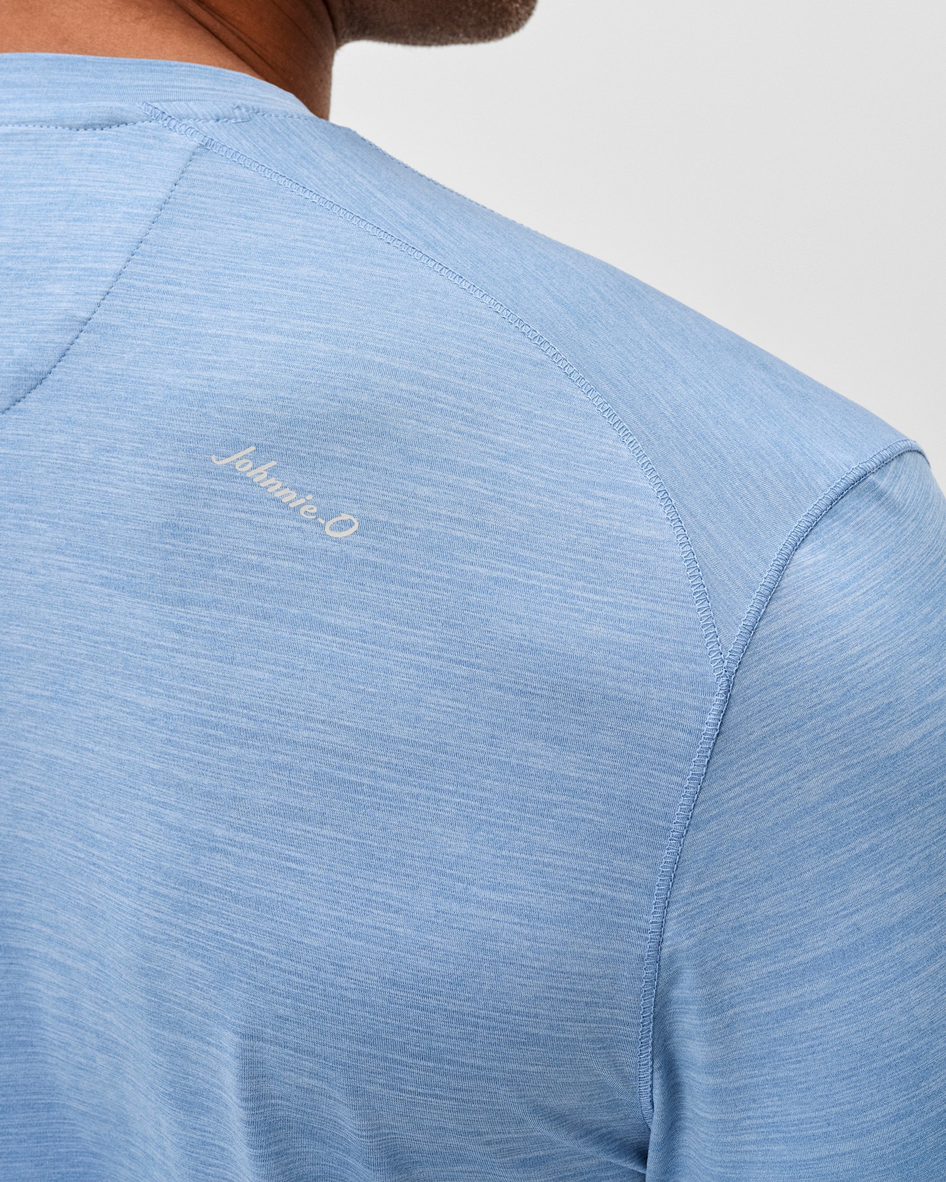 Johnnie-O Basin Performance Crew Neck Sun Shirt, Tide