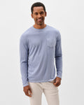 Johnnie-O Brennan Long Sleeve Cotton Blend T-Shirt, Navy