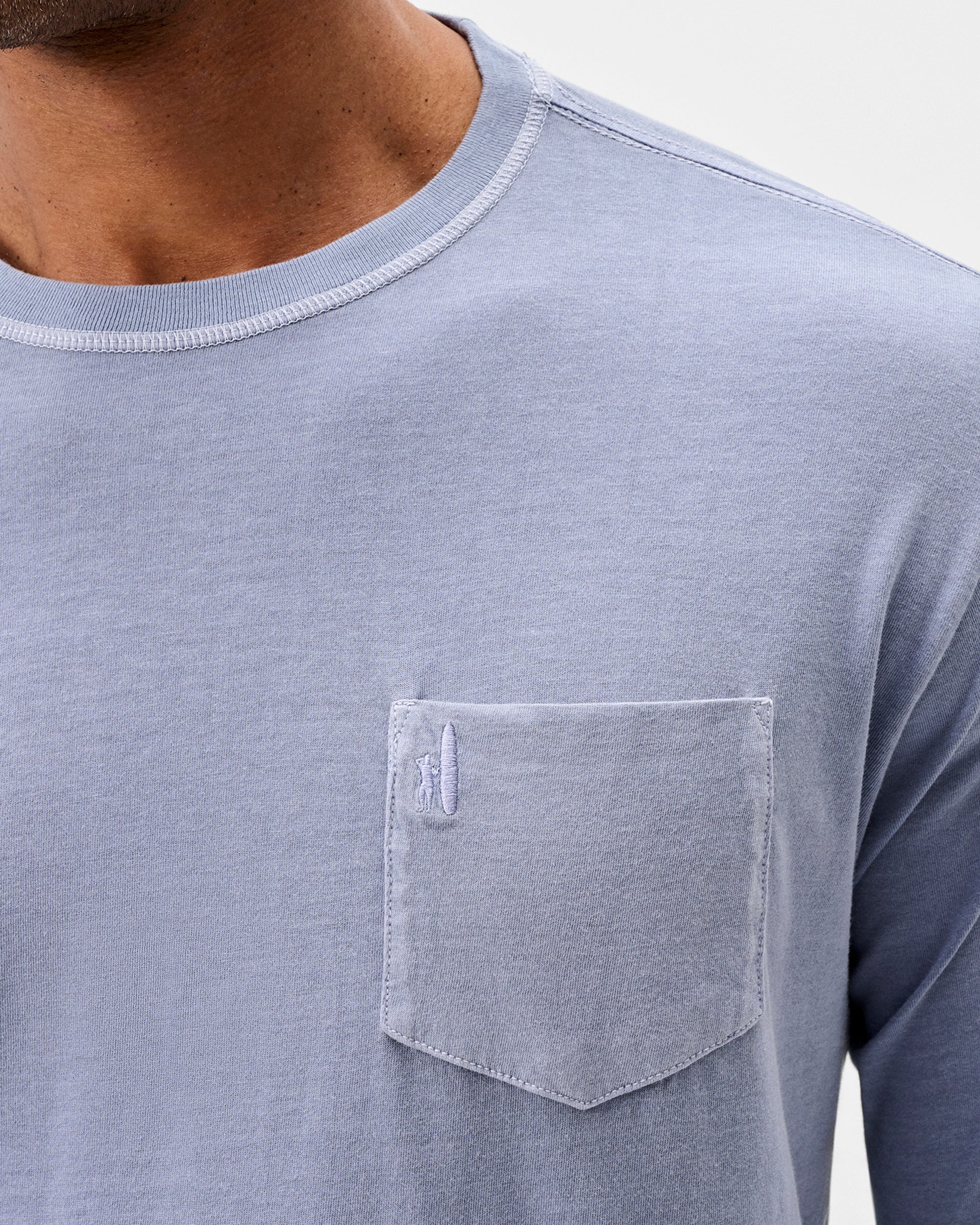 Johnnie-O Brennan Long Sleeve Cotton Blend T-Shirt, Navy