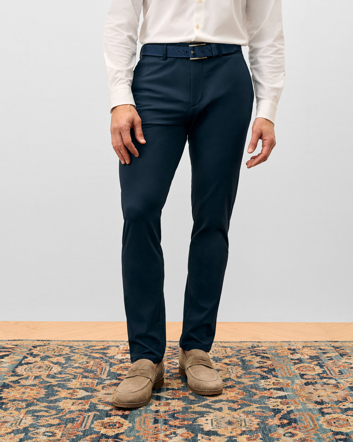 Johnnie-O Hoffman Top Shelf Performance Stretch Knit Trouser, Navy