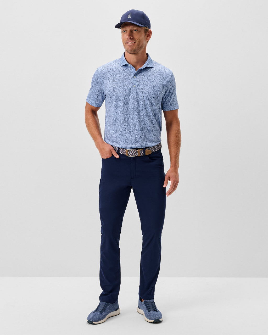 Johnnie-O Cross Country Flex Pant, Navy