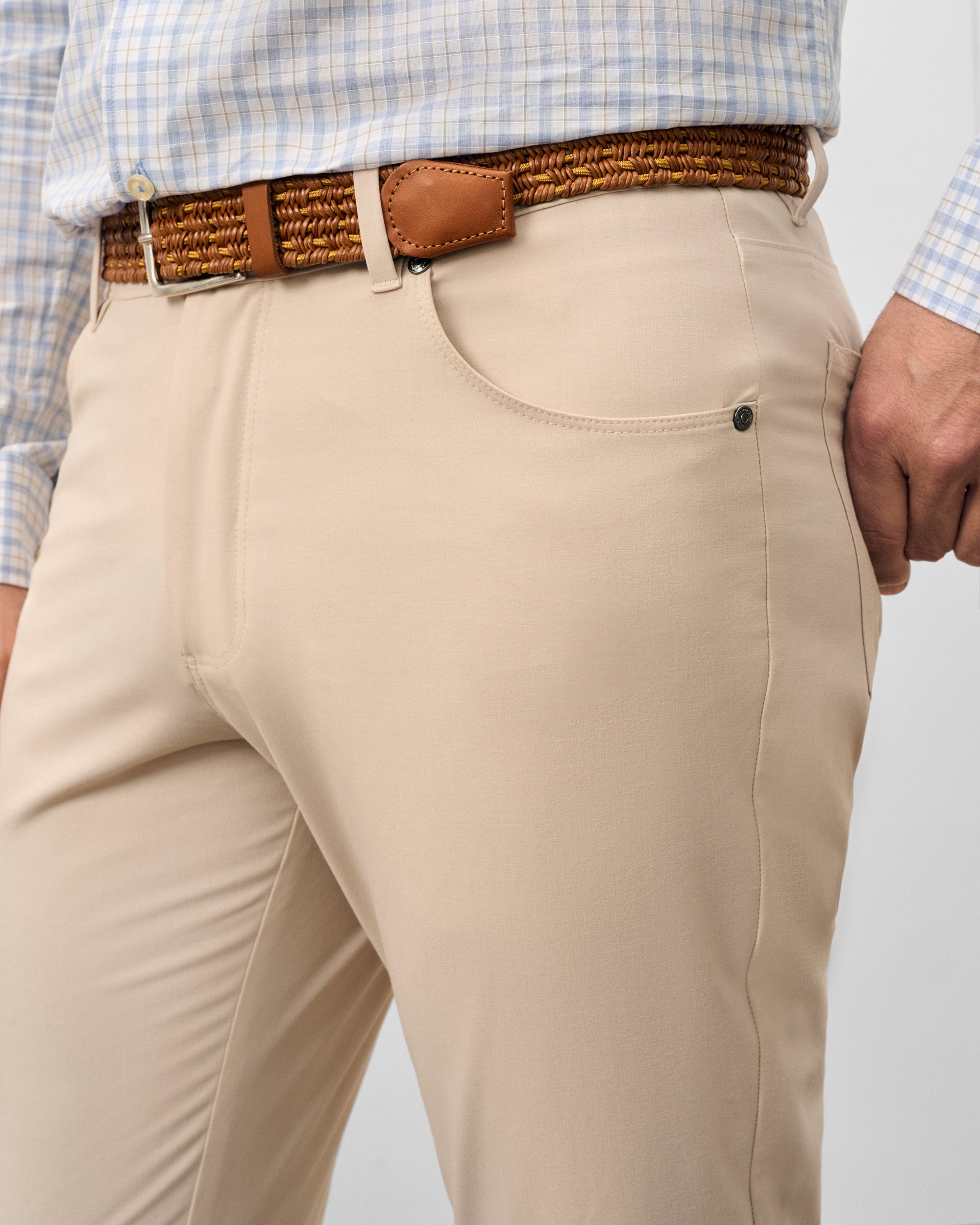 Johnnie-O Gallegos Top Shelf 5-Pocket Pant, Stone