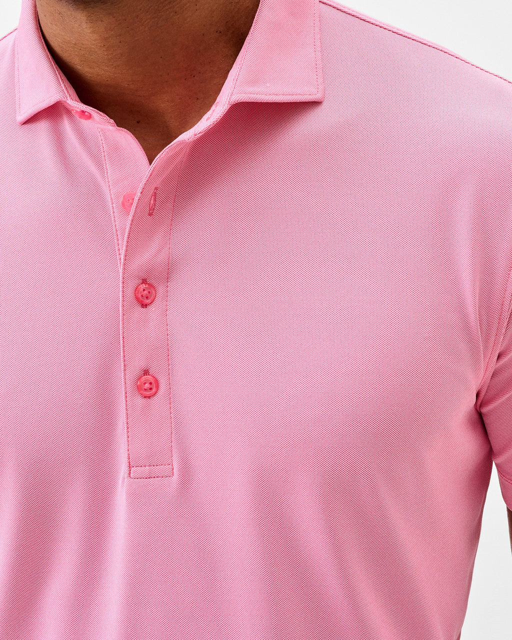 Johnnie-O Performance Mesh Polo - Solid, Punch