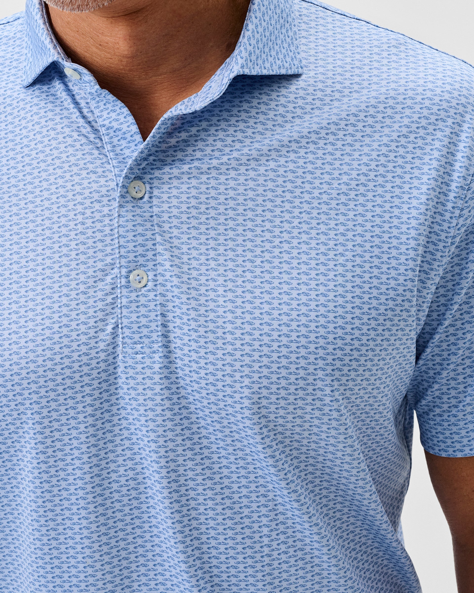 Johnnie-O Performance Jersey Polo - Coupe, Kona