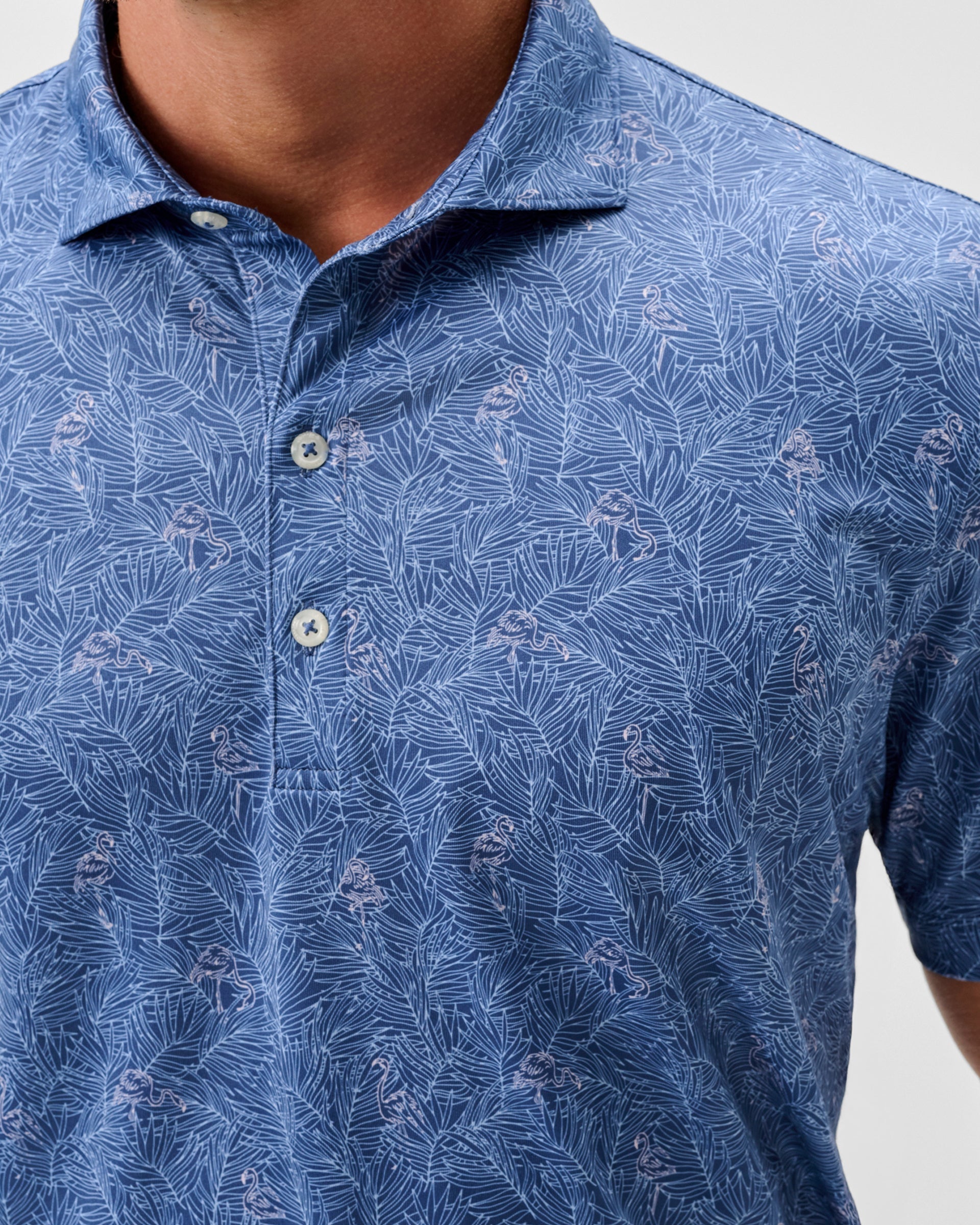 Johnnie-O Performance Jersey Polo - Osmond, Lake