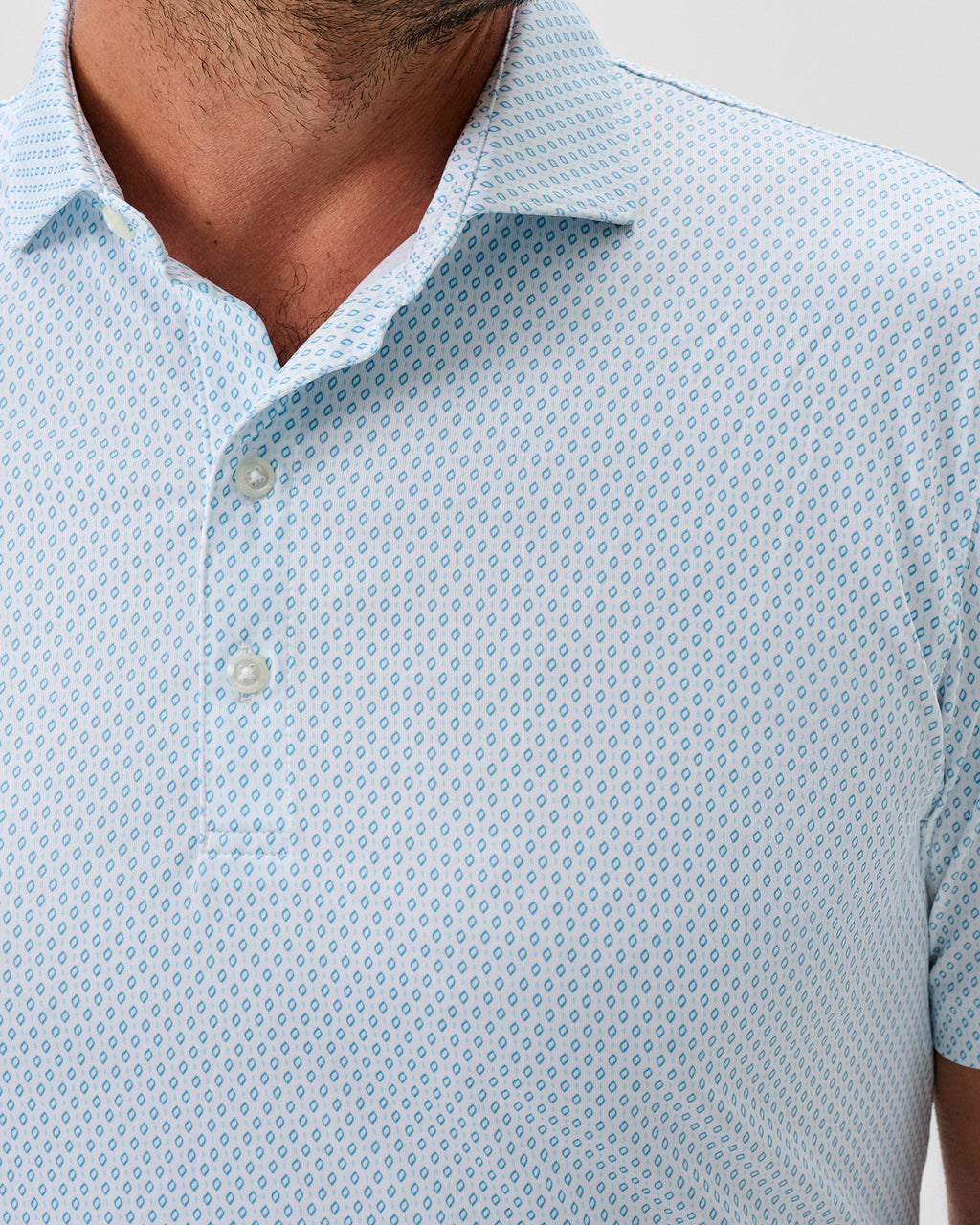 Johnnie-O Performance Jersey Polo - Connors, White