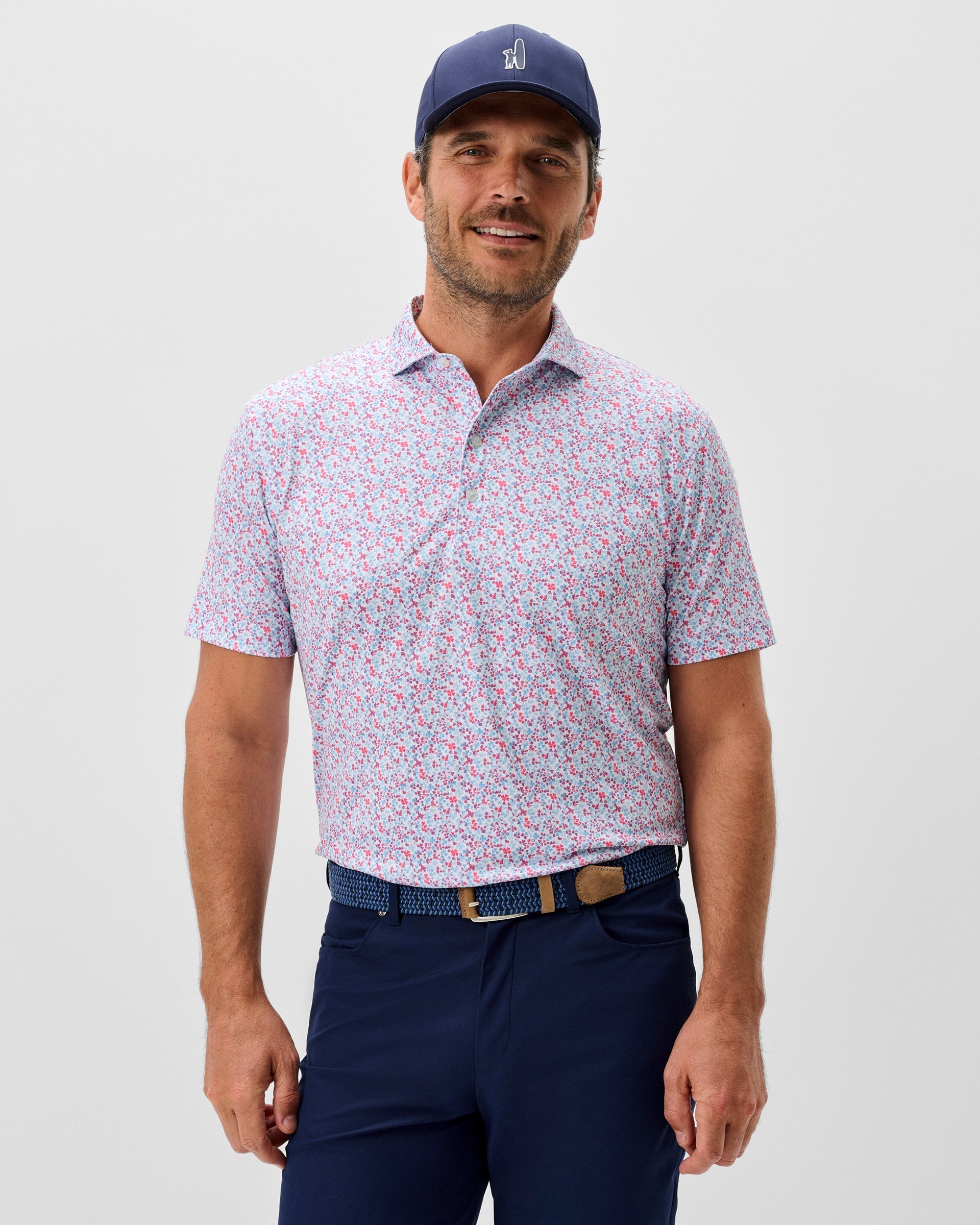 Johnnie-O Performance Jersey Polo - Charmer, Punch