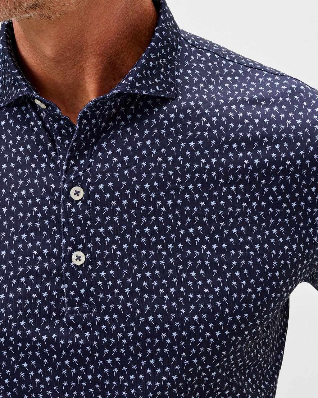 Johnnie-O Performance Jersey Polo - Marina, Navy