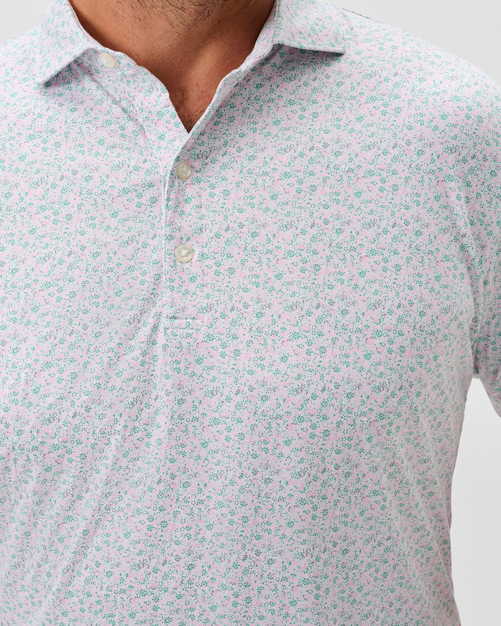 Johnnie-O Featherweight Performance Polo - Marietta, Cilantro