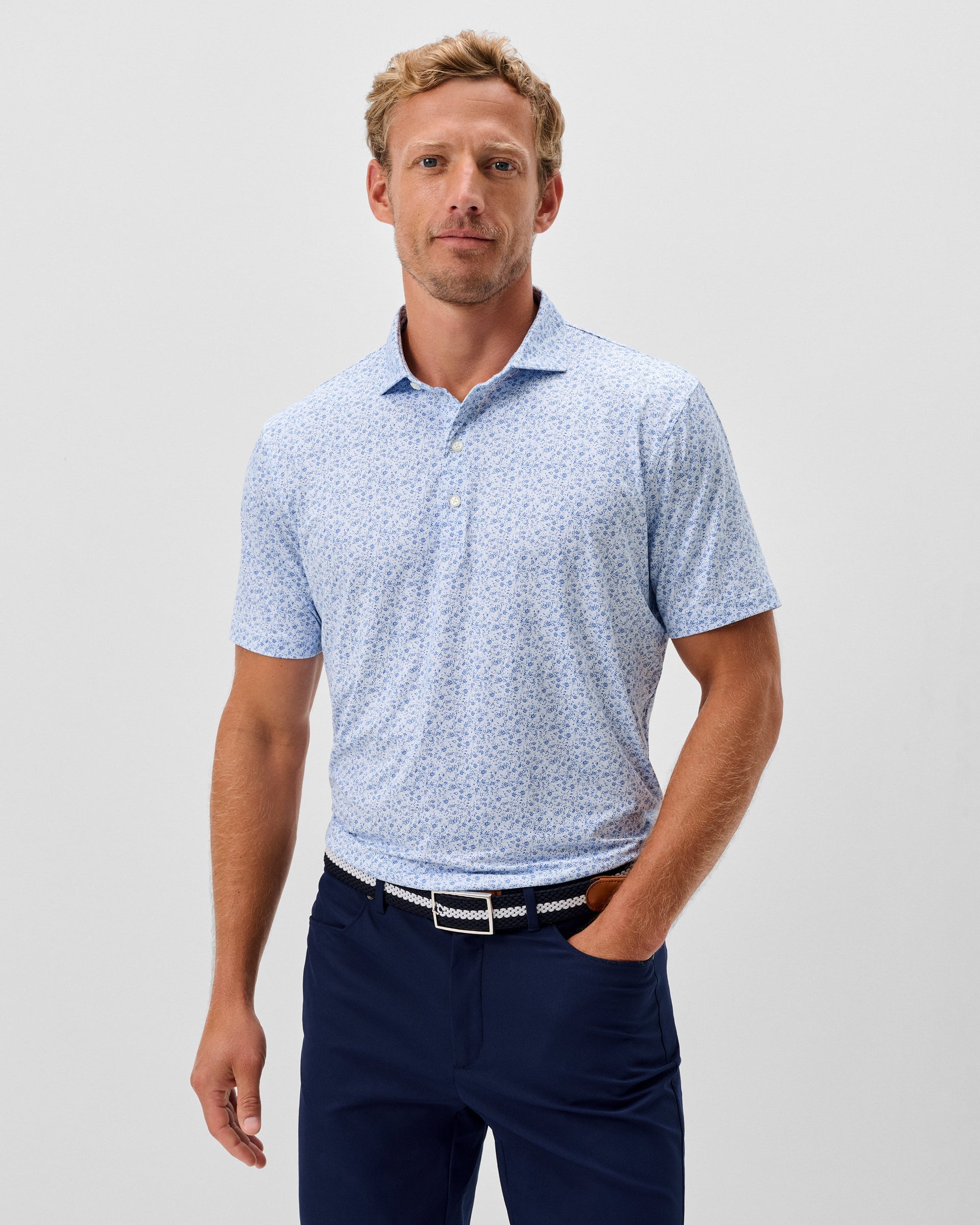 Johnnie-O Featherweight Performance Polo - Marietta, Sound Side