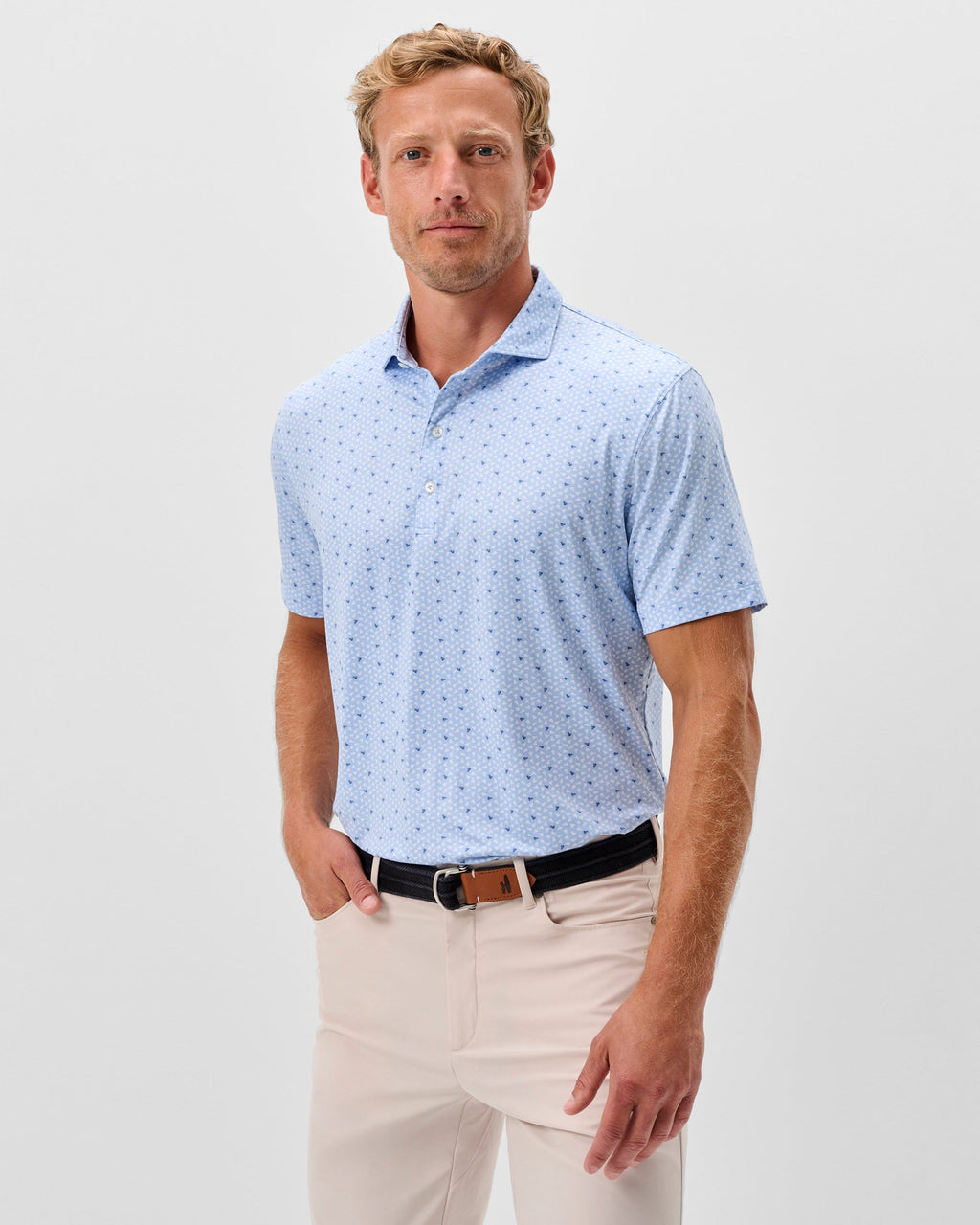Johnnie-O Featherweight Performance Polo - Backcourt, Kona