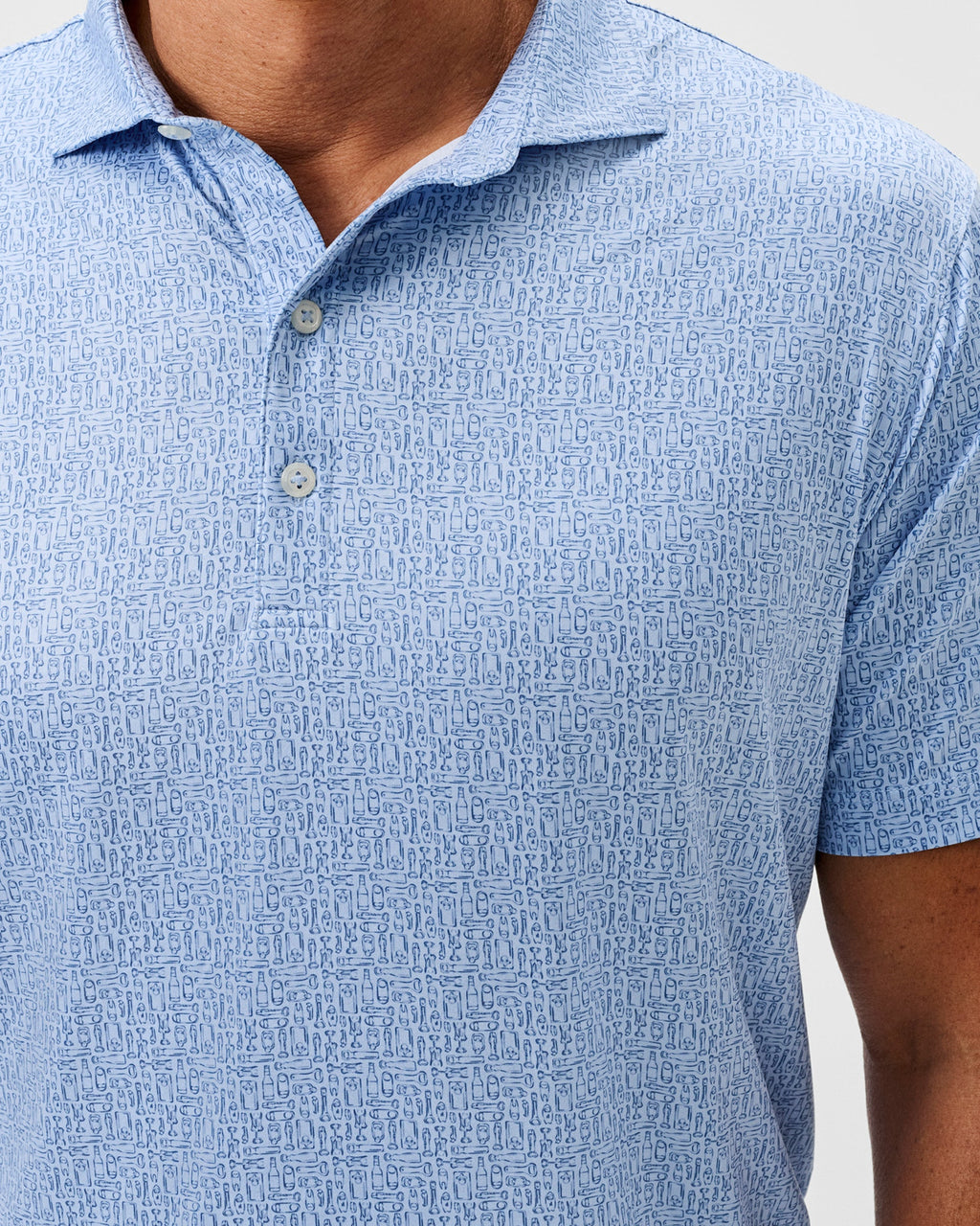 Johnnie-O Featherweight Performance Polo - Popping Tops, Kona