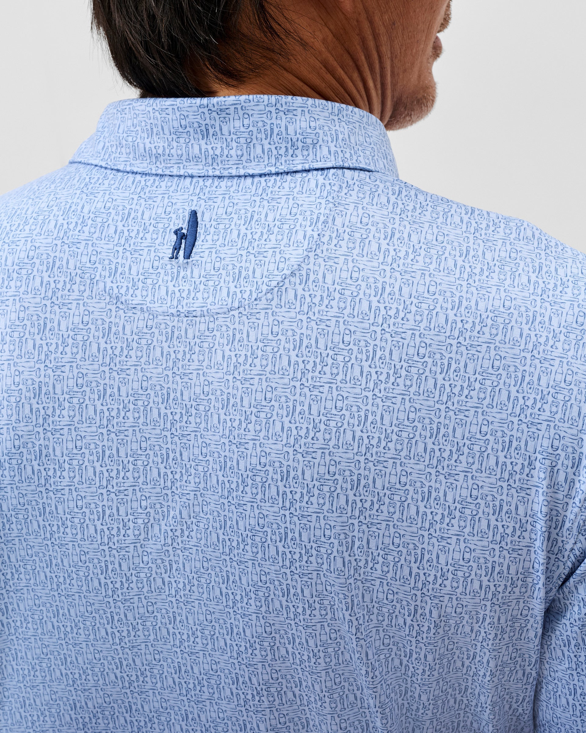 Johnnie-O Featherweight Performance Polo - Popping Tops, Kona
