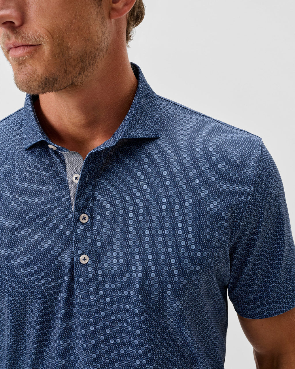 Johnnie-O Performance Mesh Polo - Parson, Navy