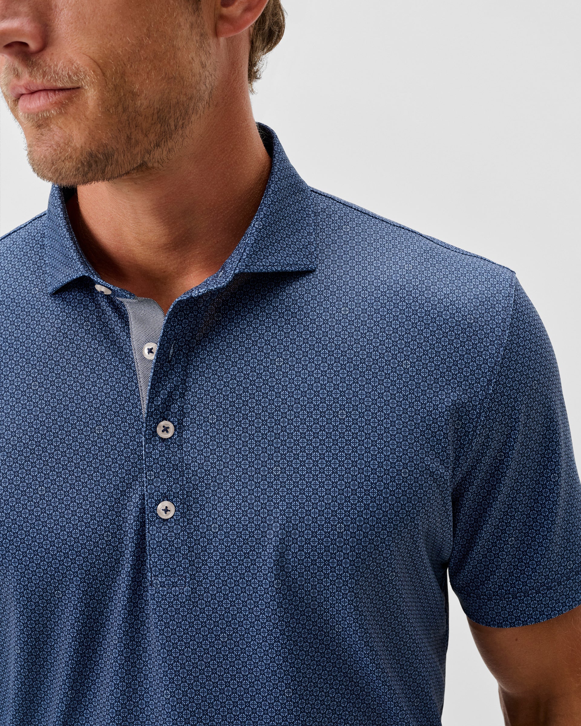 Johnnie-O Performance Mesh Polo - Parson, Navy