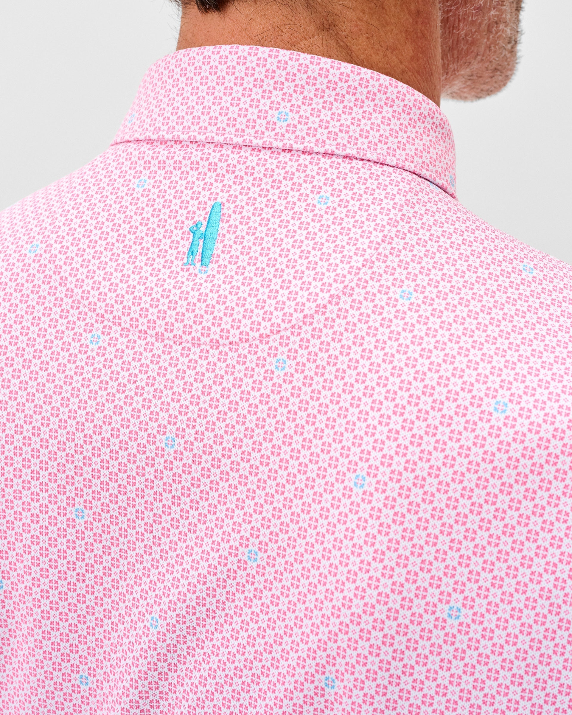 Johnnie-O Performance Mesh Polo - Parson, Punch