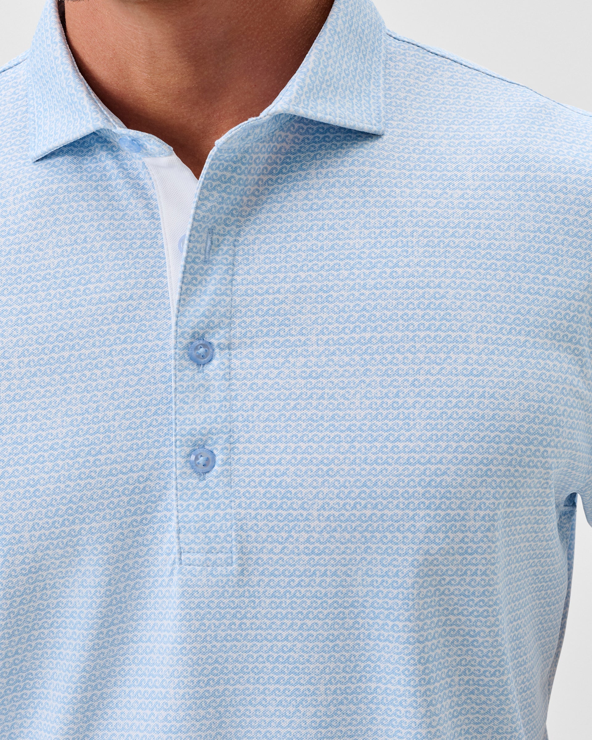 Johnnie-O Performance Mesh Polo - Waverunner, Kona