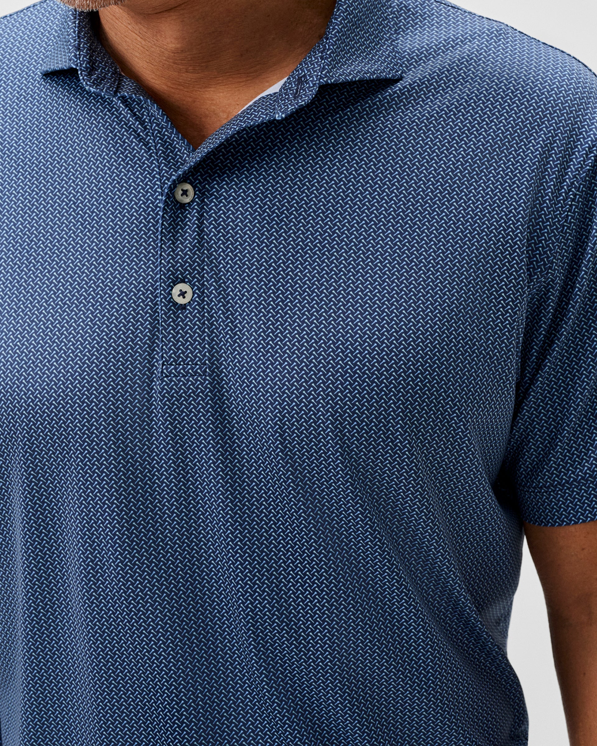 Johnnie-O Featherweight Performance Polo - Tee Party, Navy