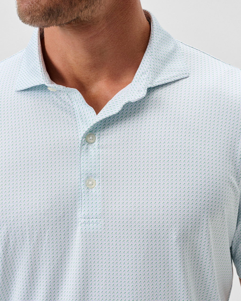 Johnnie-O Featherweight Performance Polo - Tee Party, White
