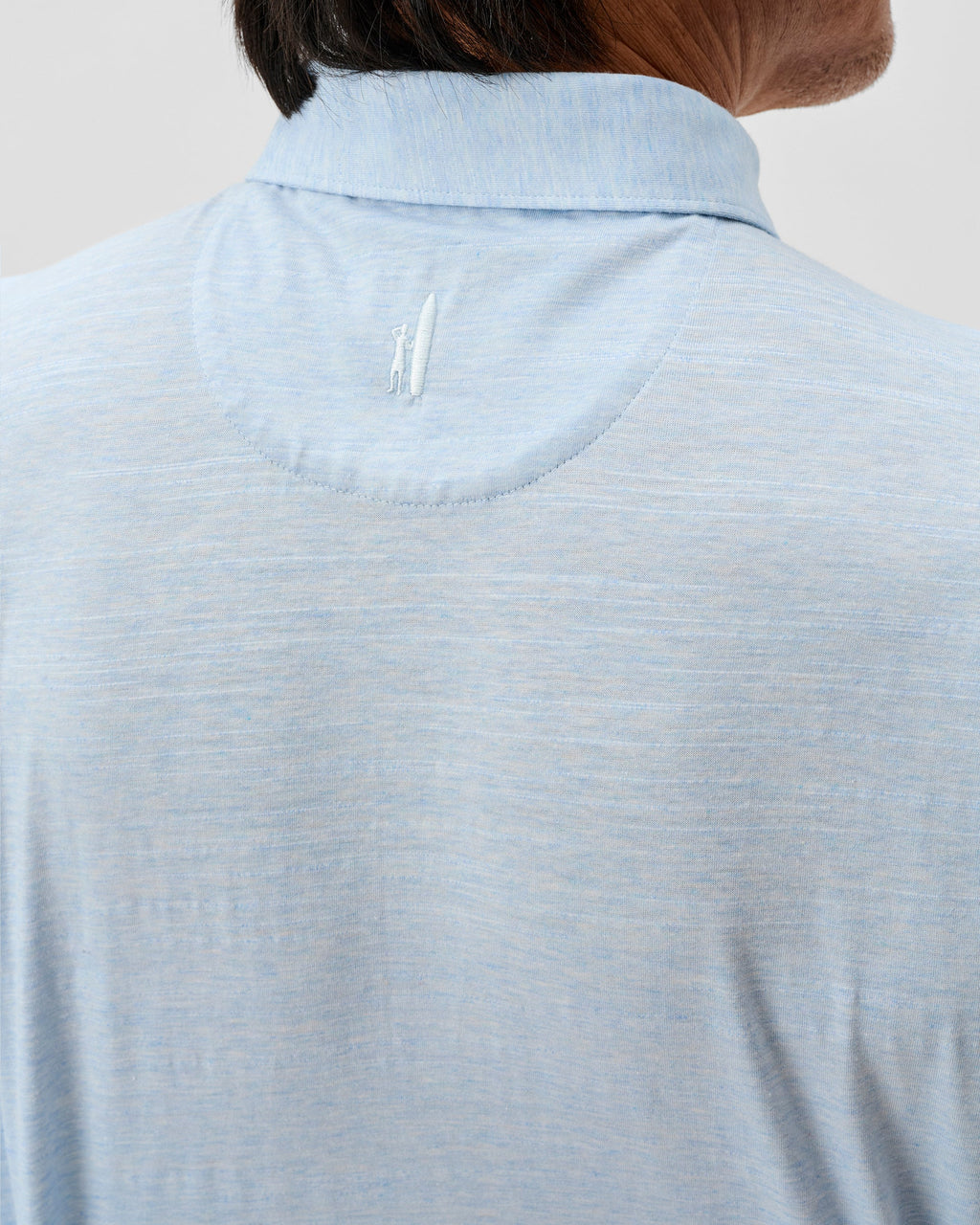 Johnnie-O Slub Cotton Blend Polo - Starnes Heathered, Zen