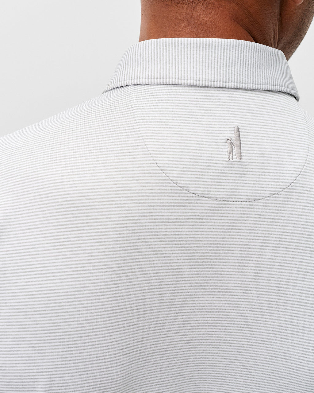 Johnnie-O Performance Jersey Polo - Lyndonn Stripe, Seal