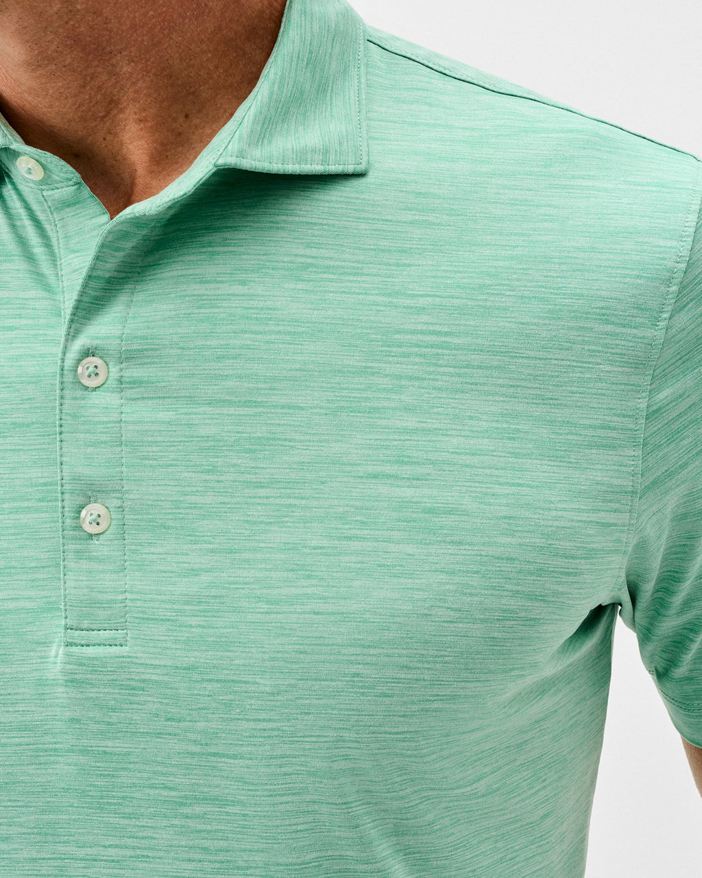 Johnnie-O Featherweight Performance Polo - Huronn, Cilantro